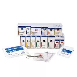 First Aid Only 91172 SmartCompliance RetroFit Grid Business without Meds 25 Person ANSI 2021 Class A
