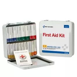 First Aid Only 91332 50 Person ANSI 2021 Class B Plastic First Aid Kit