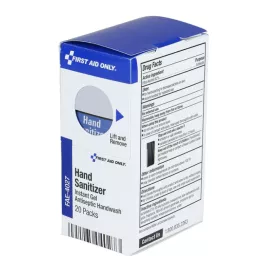First Aid Only FAE-4027 SmartCompliance Refill Hand Sanitizer Packets, 0.9g, 20 per box