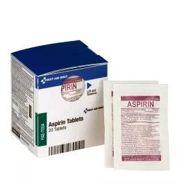 First Aid Only FAE-7004 SmartCompliance Refill Aspirin, 2 Tablets Per Packet, 10 Packets Per Box