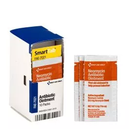 First Aid Only FAE-7021 SmartCompliance Refill Antibiotic Ointment, 10 Per Box