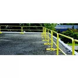 Garlock 404977S 8' Yellow Rooftop Rail System