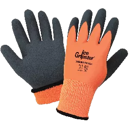 Global 380INT Ice Gripster Hi Vis Water Resistant Double Coated Low Temp Gloves