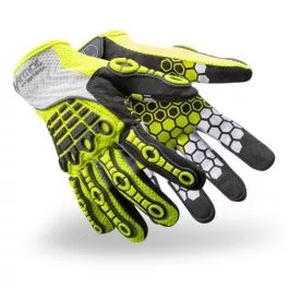 Hexarmor Chrome Oasis 4035IMP with SuperFabric palm for reliable grip and impact resistance