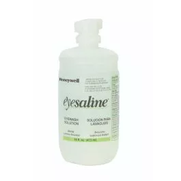 Honeywell 32-000454-0000 Sterile Saline Eye Wash Bottles with Extended Flow Nozzle