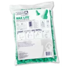 Howard Leight by Honeywell LPF-LS4-REFILL Bag of 200 MAXIMUM Lite (NRR 30 dB) Disposable Foam Earplugs for the HL400 Earplug Dispenser