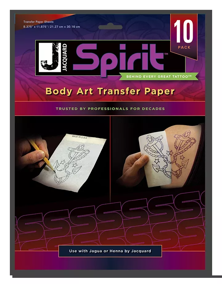 Jacquard Body Art Transfer Paper