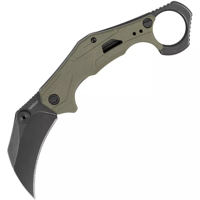 Kershaw Outlier Linerlock Assisted Opening Green