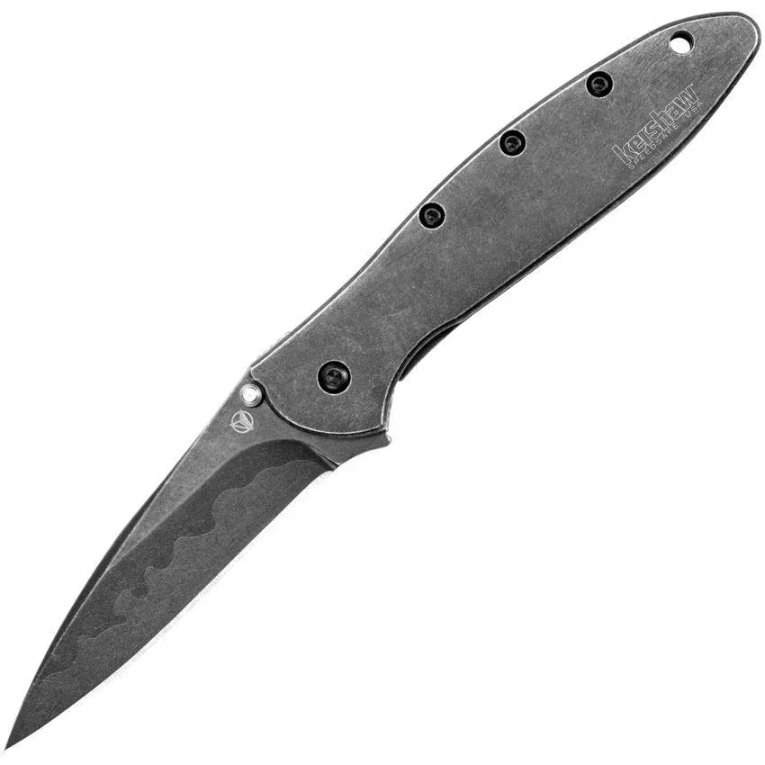 Kershaw USA Leek Framelock Assisted Opening BlackWash
