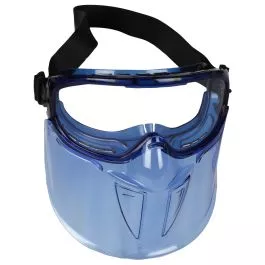 Kimberly-Clark 18629 KleenGuard V90 “The Shield" Safety Goggles with Face Shield Clear Anti-Fog Lens