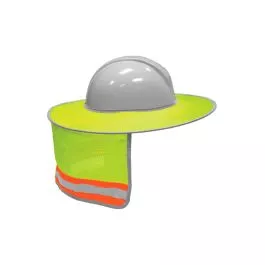 Kishigo 2873 Full Brim Hi-Vis Lime Sun Shield