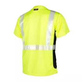 Kishigo 9114 Black Series Class 2 Hi-Vis Lime T-Shirt