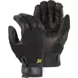 Majestic 2151H Black Hawk Heatlok Lined Deerskin Mechanic Glove