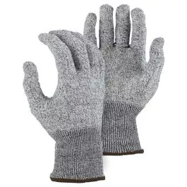Majestic 35-2501 Cut-Less Korplex Glove with Sanitized Actifresh Coating, 13g, ANSI A5(24 pair order minimum)