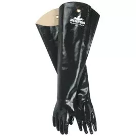 MCR 6950 Neoprene Dipped Blackjack Interlock Lined 31" Shoulder Length Chemical Glove