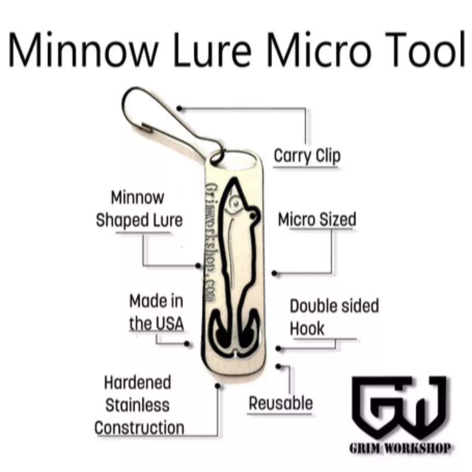 Minnow Lure Micro Tool: Micro Minnow Fishing Lure