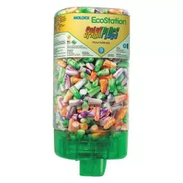 Moldex 6703 EcoStation with Sparkplugs Uncorded Disposable Foam Earplugs Starter Pack NRR 33 dB