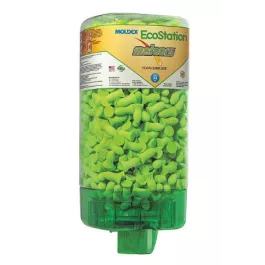 Moldex 6707 EcoStation with Meteors Uncorded Disposable Foam Earplugs Starter Pack NRR 33 dB
