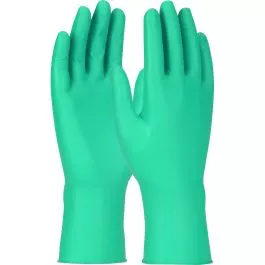 PIP 67-308G Grippaz Food Plus Extended Use Ambidextrous Green Nitrile Glove