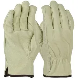 PIP 994KF Red Fleece Lined Grain Pigskin Leather Glove Keystone Thumb