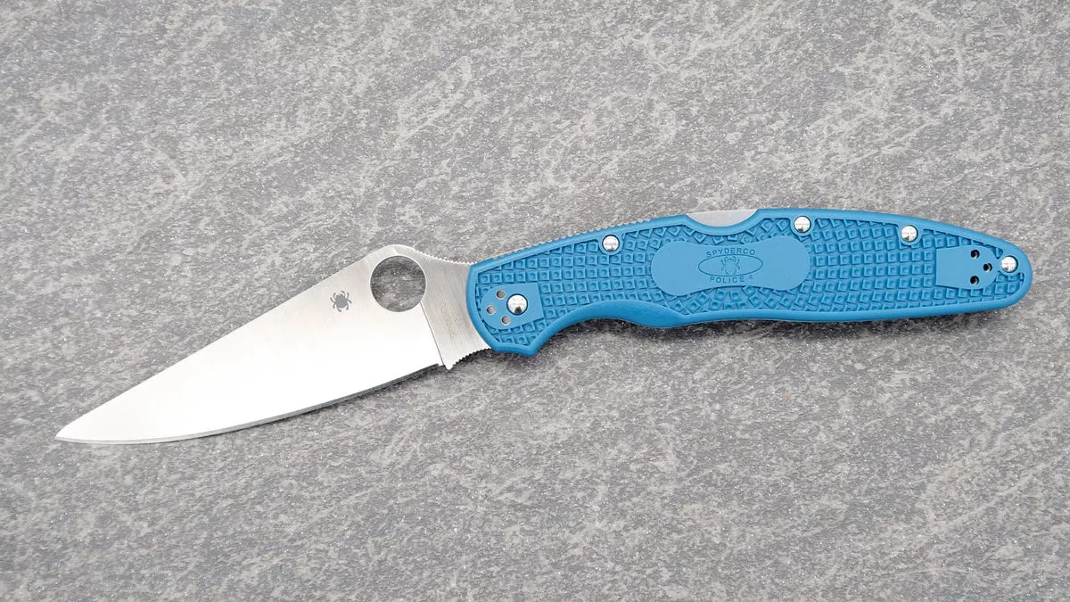 Police 4 Lightweight K390, Blue FRN Handle C07FP4K390