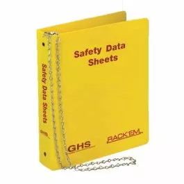 Rack'em 3011 1.5″ English Three Ring SDS Binder