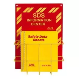 Rack'em 3016 1.5″ English SDS Binder and Safety Station