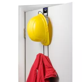 Rack'em 5008 Over the Door 2 Hook Hard Hat Coat and Purse Rack