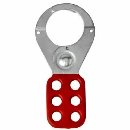 Rack'em 5502 Red 1.5″ Lockout Tagout Hasp Standard Style