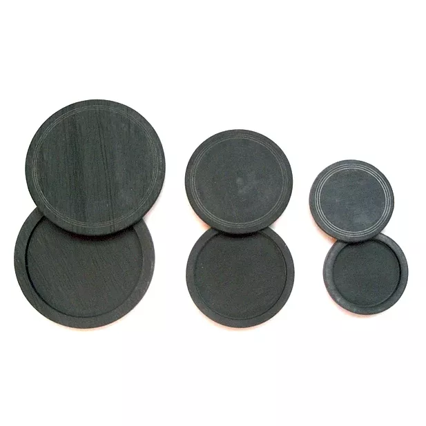 Round Ink Stone With Cover