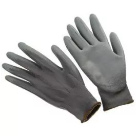 Seattle Glove GPU3 Grey Polyurethane Coated Glove, palm coated, grey nylon knit (Sold by the dozen)