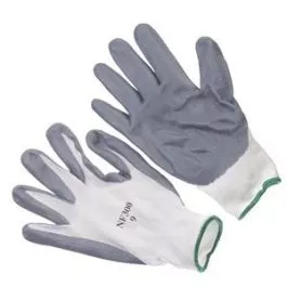 Seattle Glove Grey nitrile foam dipped Gloves, palm coated, nylon knit liner (Sold by the dozen)