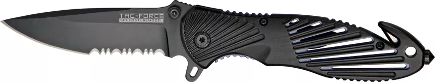 Tac Force Rescue Linerlock A-O Knives TF702BKB