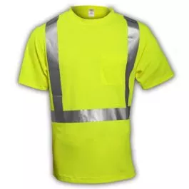 Tingley S75022 Hi-Vis Lime Green Job Sight Class 2 T-Shirt