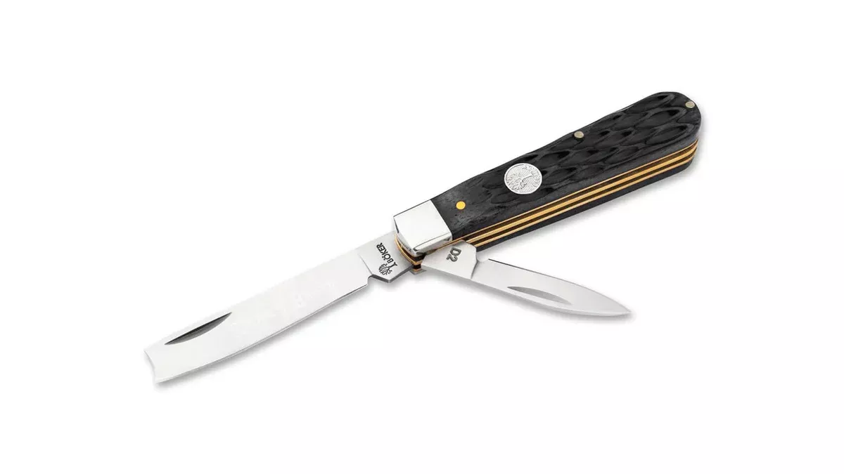 Traditional Series 2 Razor Jack, Black Jigged Bone Handle 110868