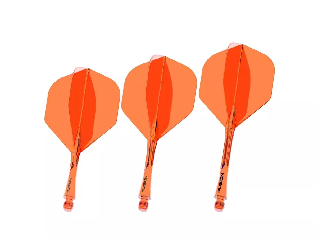 Winmau Fusion Flight and Shaft, No2 Standard Orange
