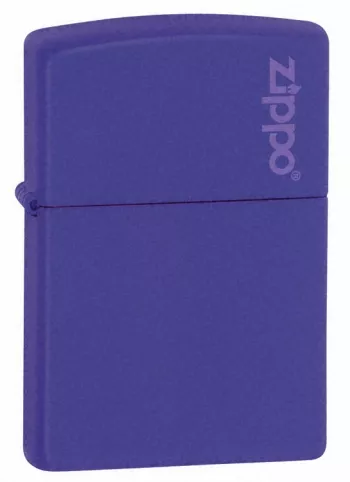 Zippo Purple Matte Zippo Logo Lighter (Model 237L)