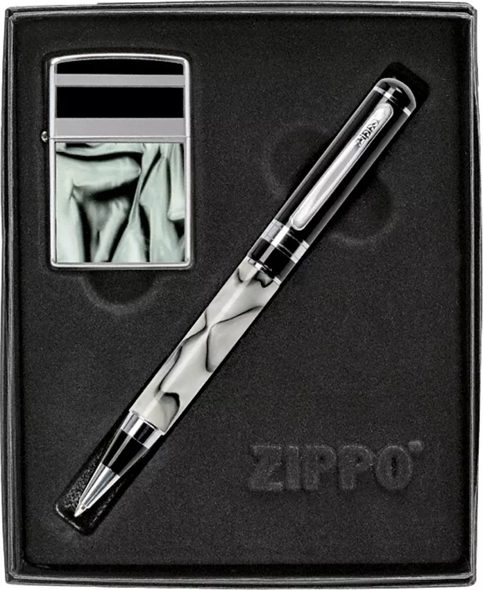 Zippo Zippo Lighter-Pen Set. lights 24823