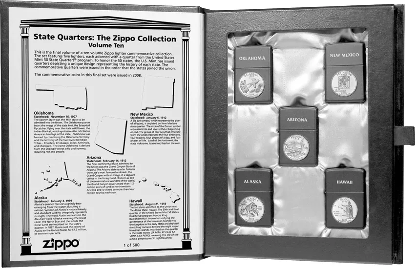 Zippo Zippo State Quarter Set lights 19329