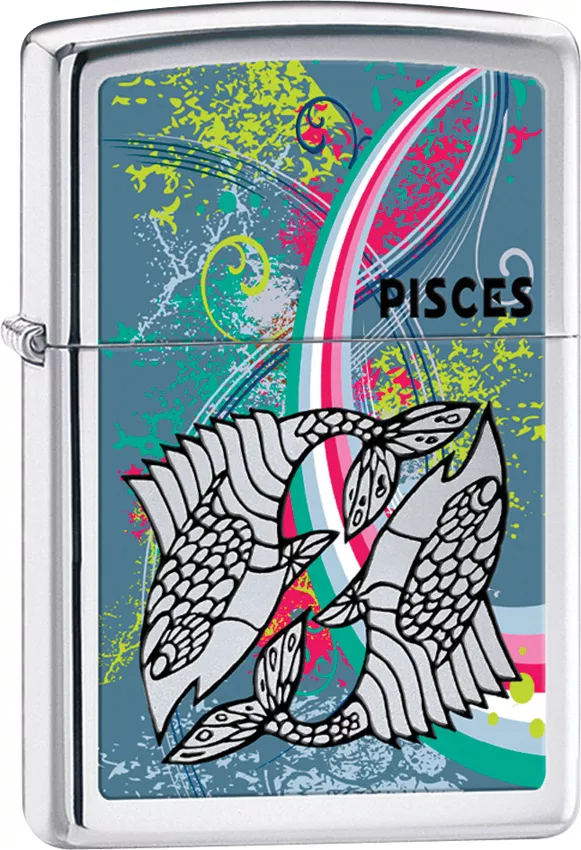 Zippo Zodiac Pisces Windproof Lighter Model ZO24930